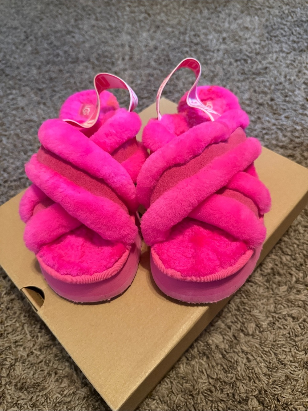 Pink UGG slippers